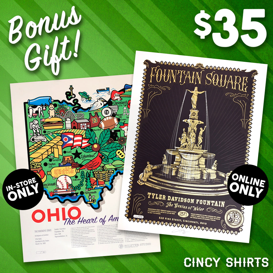 It's Cincy Shirts' Christmas Bonus Gift!