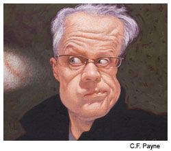 C.F. Payne self portrait