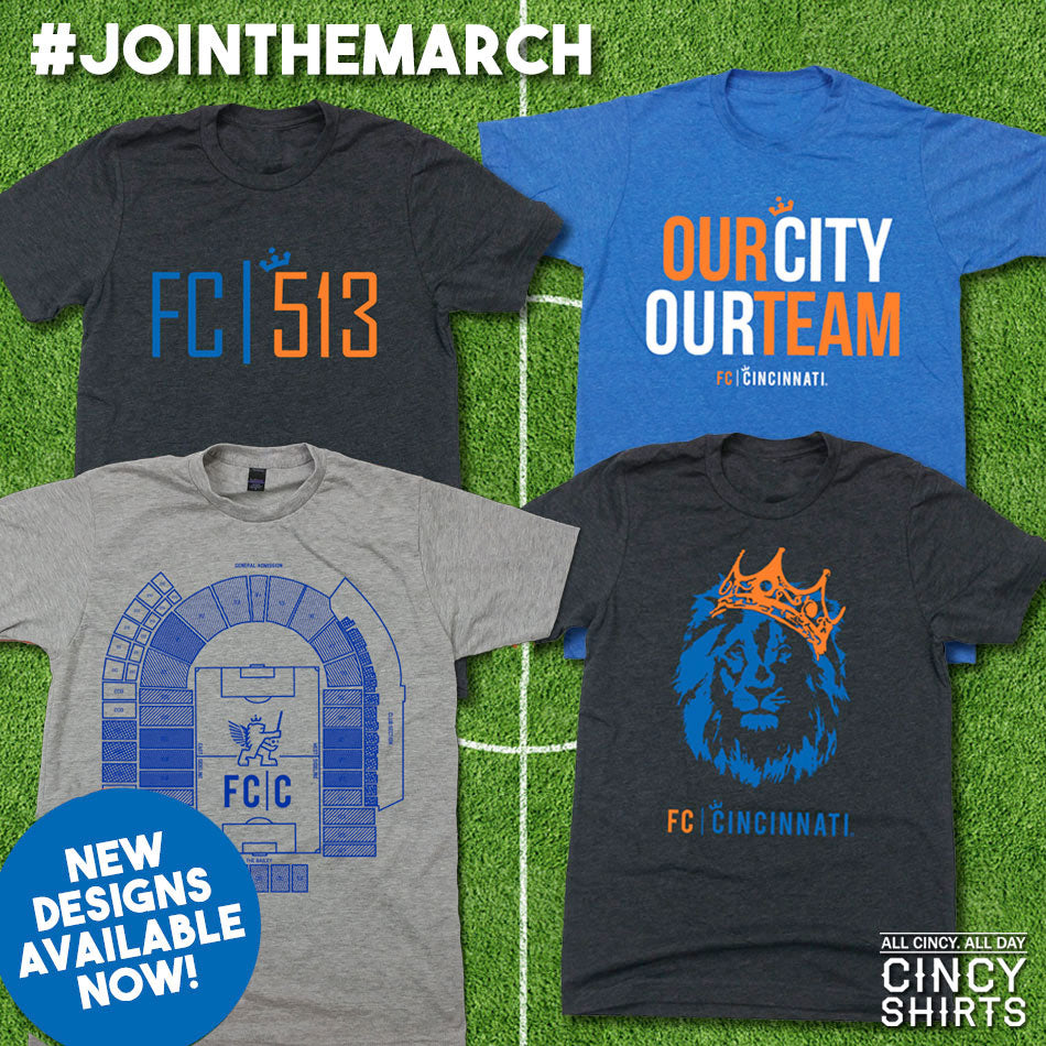 #JointheMarch in Our New FC Cincinnati Designs!