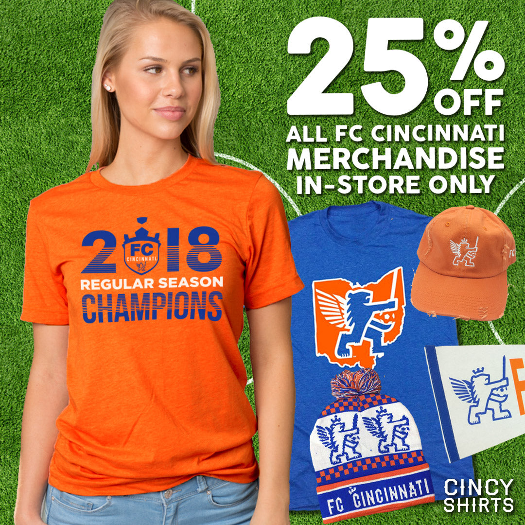 Save 25% Off on ALL FC Cincinnati Merchandise!