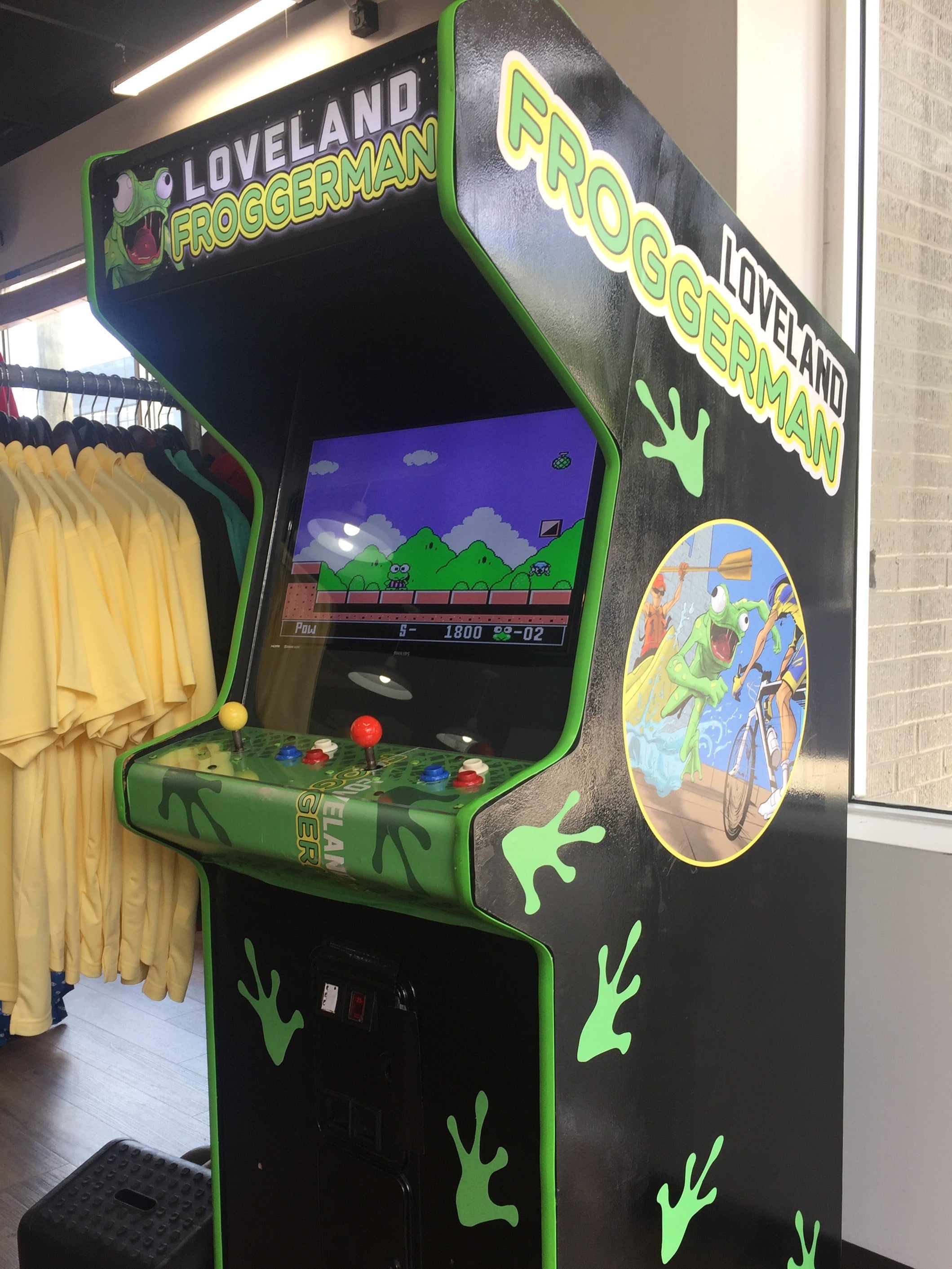 Froggerman Video Game Cincy Shirts Loveland
