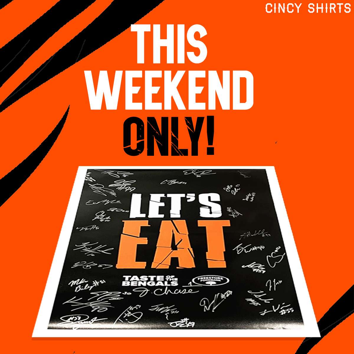 Enter To Win A Signed Bengals Poster!
