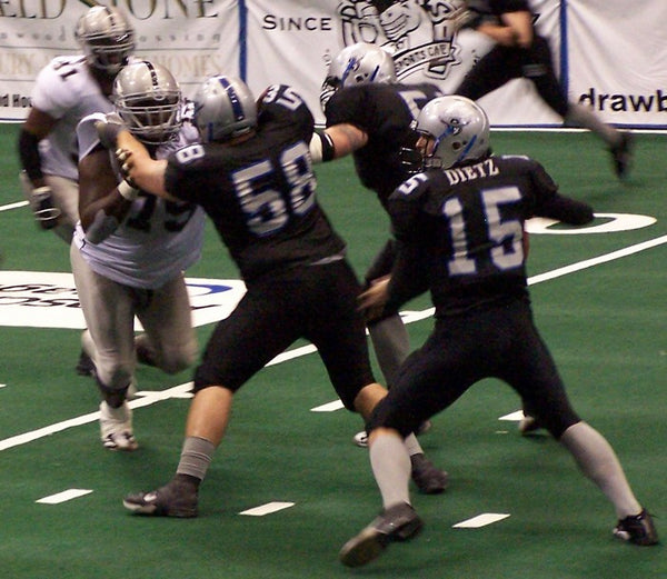 Indoor/Arena Football Players and Teams come together