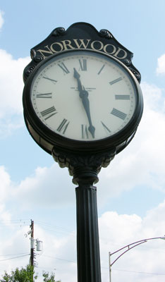 Norwood, Ohio clock
