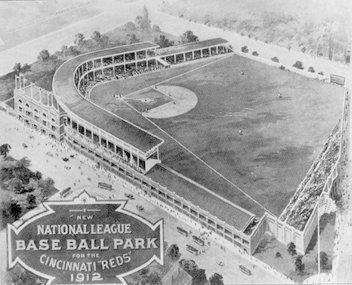 Redland Field 1912 Cincinnati Reds