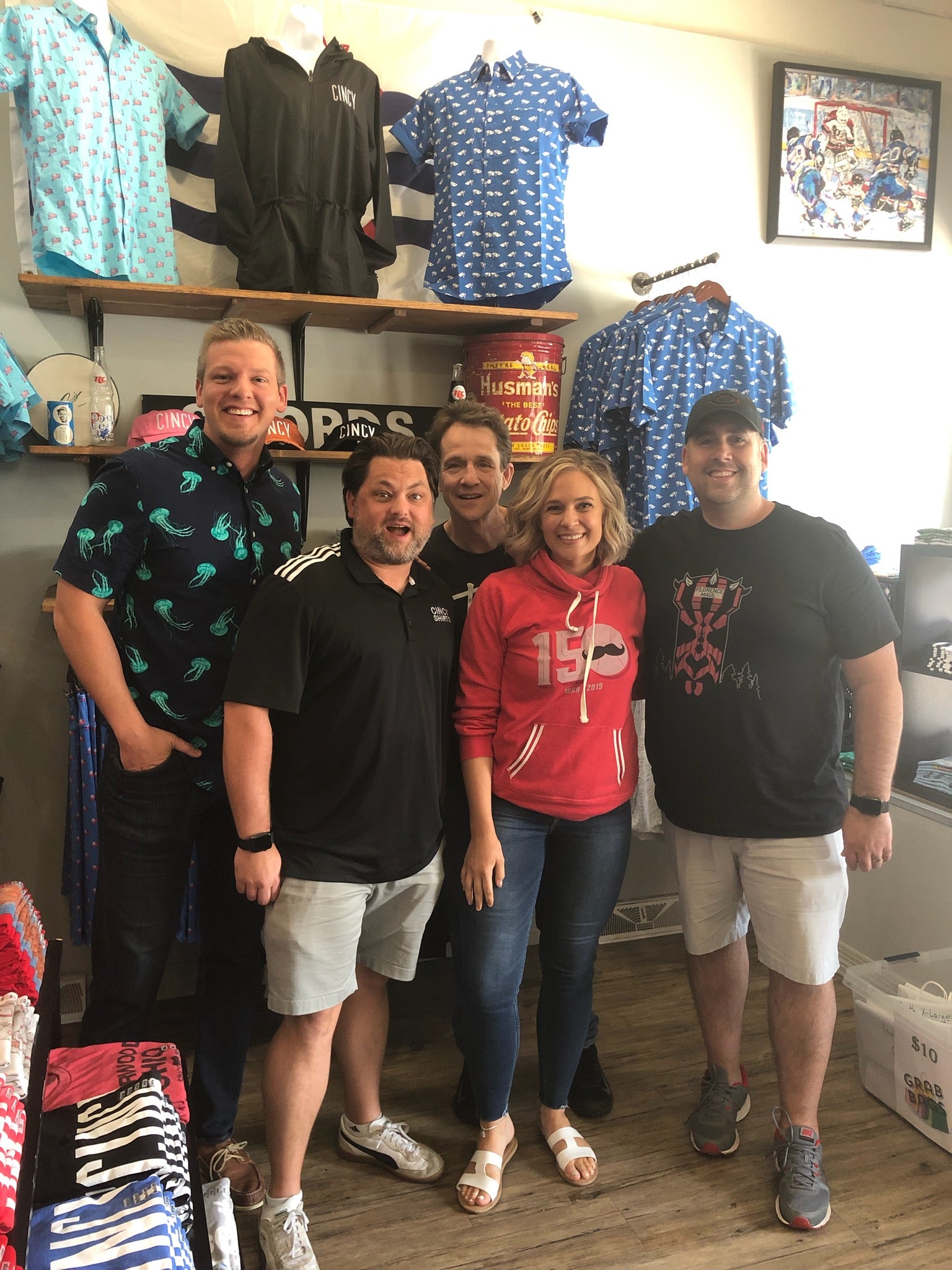 Toria and John John Cincy Shirts Podcast