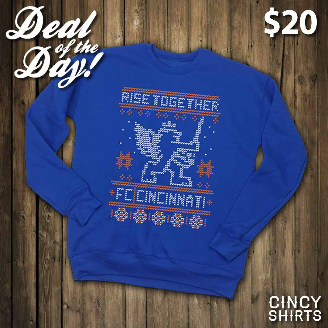 Deal of the Day: $20 FC Cincinnati Ugly Christmas Sweaters