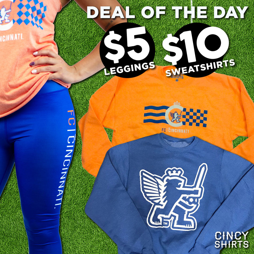Take Advantage of $5 FCC Leggings and $10 Sweatshirts!
