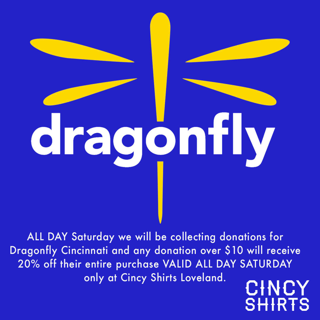 Donate to the Dragonfly Foundation and Save at Cincy Shirts!