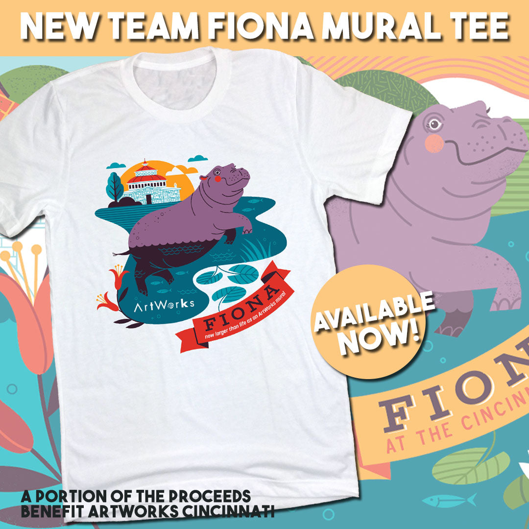New Team Fiona and ArtWorks Cincinnati Mural Tee