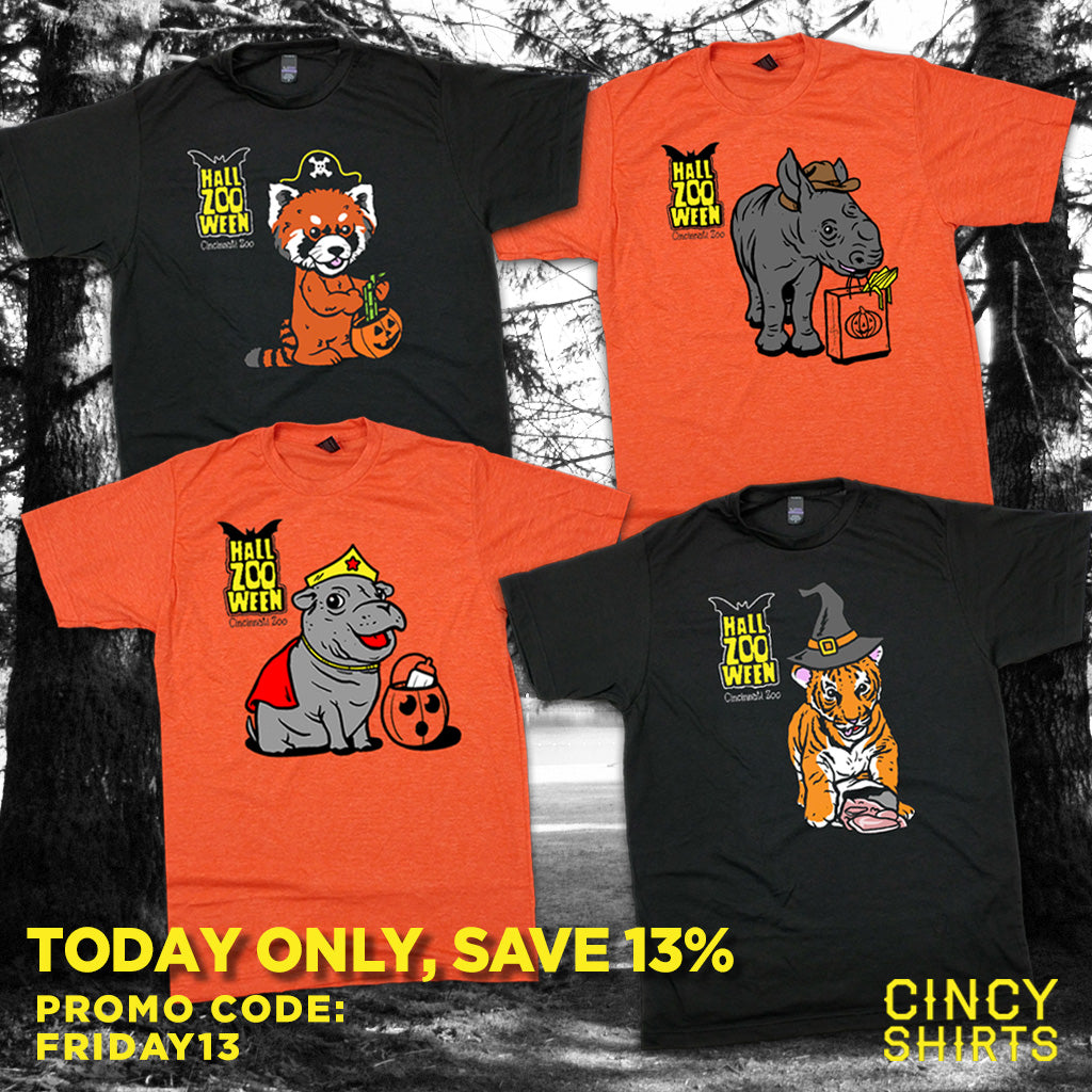 Cincy Shirts Friday the 13th Sale!