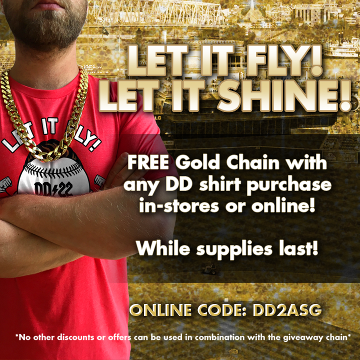 Get a FREE Derek Dietrich Gold Chain!