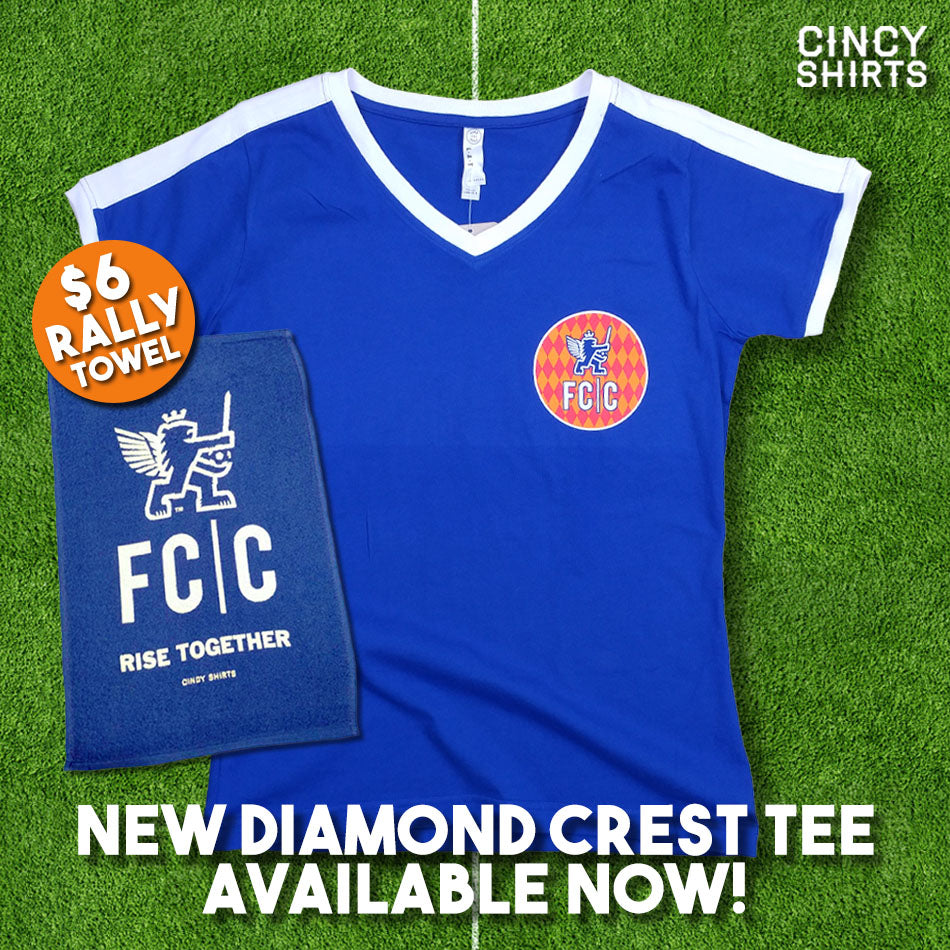 Brand NEW FCC Diamond Crest Tees!