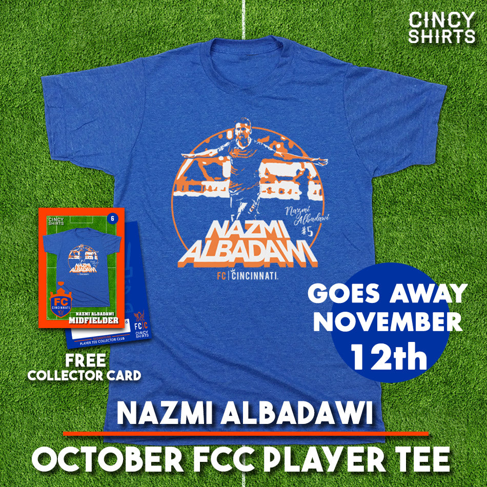 FC Cincinnati Player Tee Release #6: Nazmi Albadawi