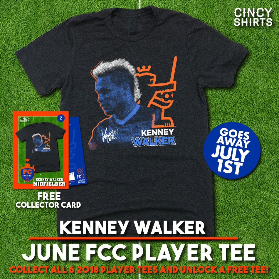 FC Cincinnati Player Tee Release #2: Kenney Walker