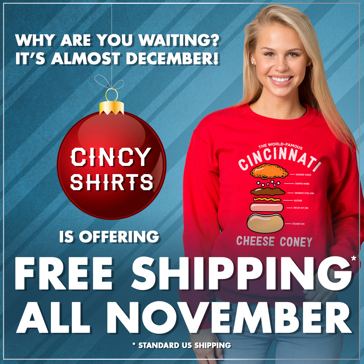 Free Shipping All November Long!