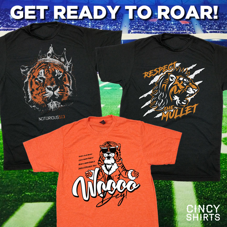 Get Ready to Roar in Our New Cincinnati Football Designs!