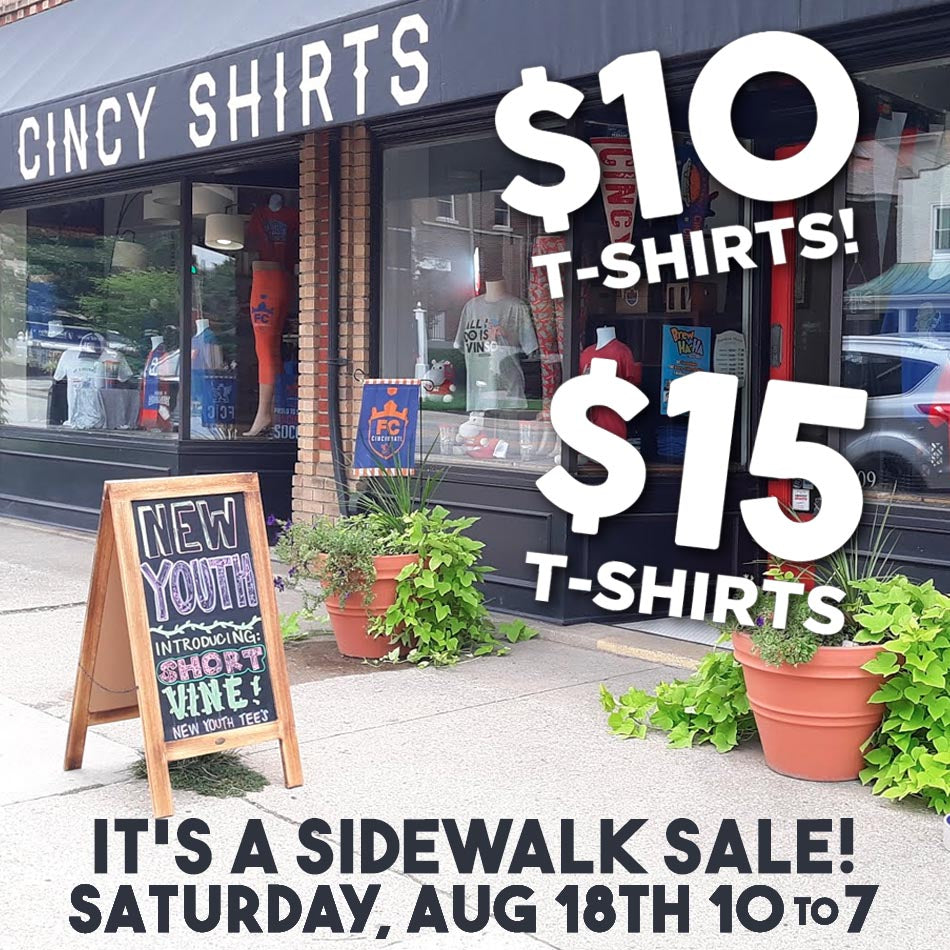 Cincy Shirts Hyde Park's Sidewalk Sale!