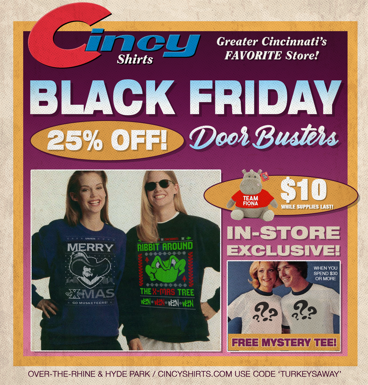 Cincy Shirts' Black Friday Door Busters Are Here!