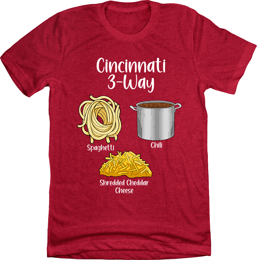 Cincinnati 3-Way Icons Cincy Shirts