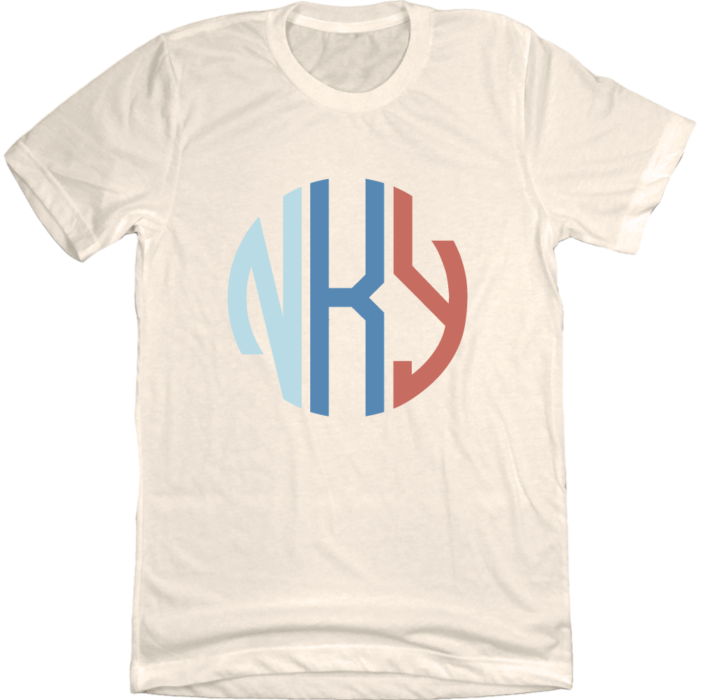 NKY Red, White & Blue Circular T-shirt Cincy Shirts