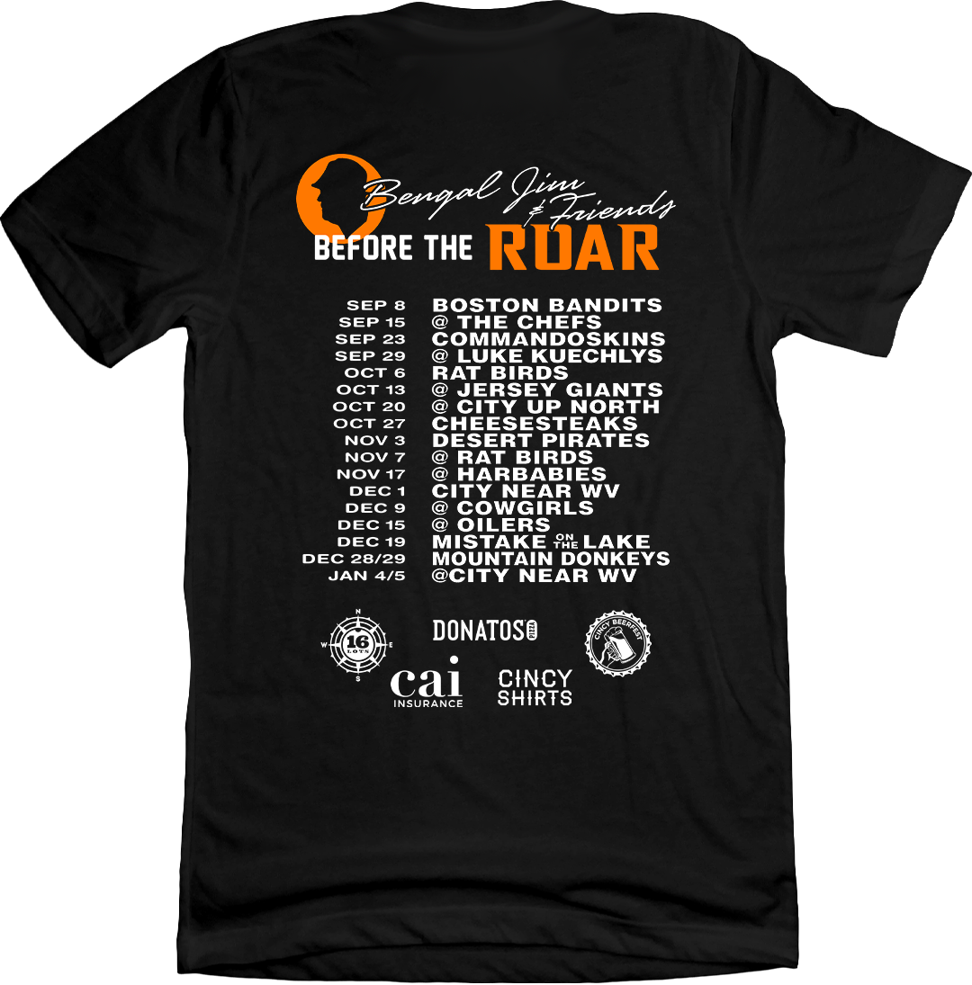 2024 Bengal Jim "Before the Roar" Tour Shirt