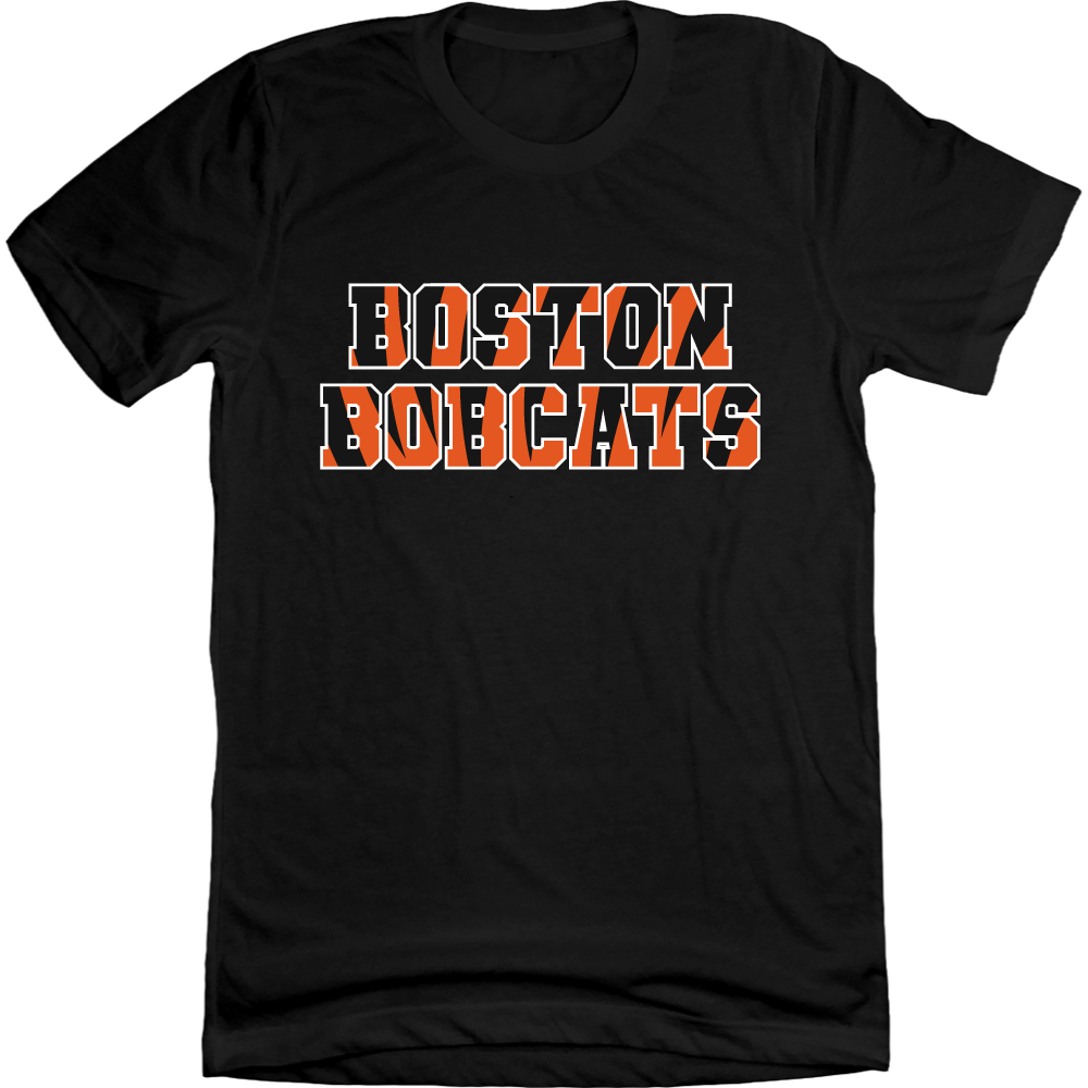 Boston Bobcats Cincinnati black T-shirt Cincy Shirts