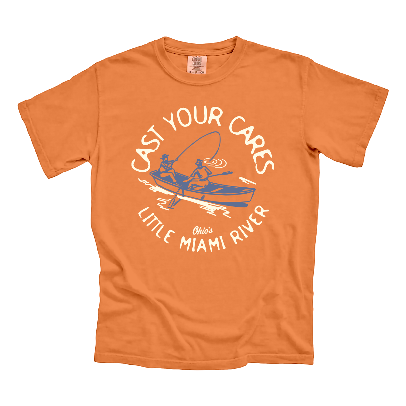 Cast Your Cares Away Little Miami Comfort Colors® Cincy Shirts