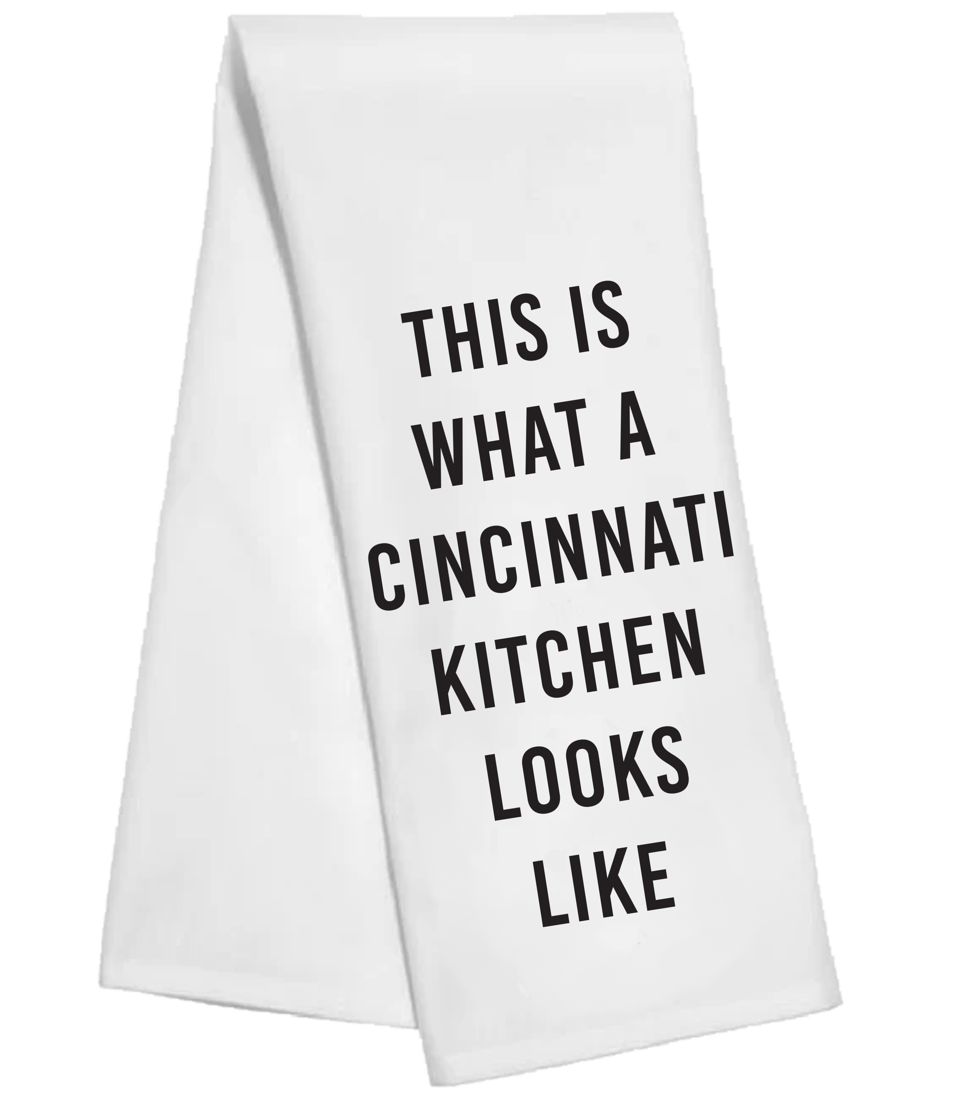 This is what a Cincinnati Kitchen Looks Like Tea Towel