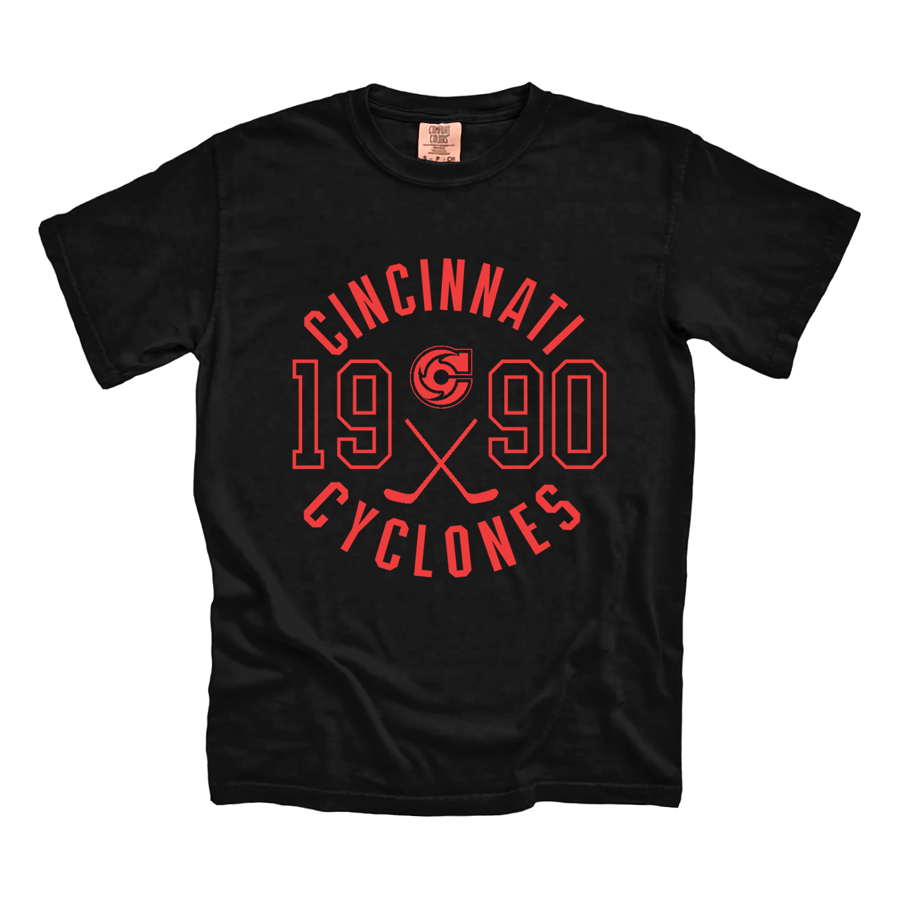 Cincinnati Cyclones Circle Logo CC Tee