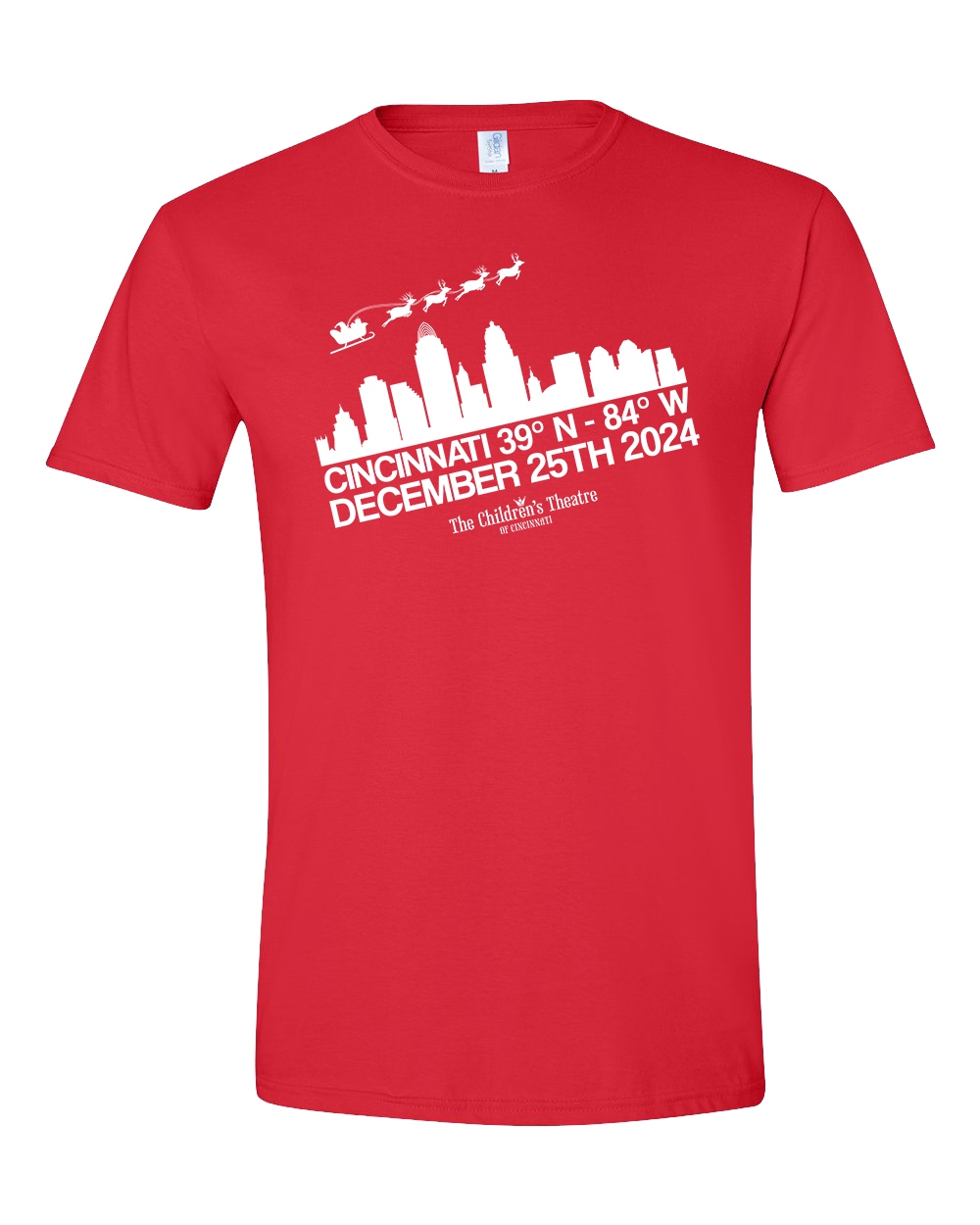 Cincinnati's Coordinates For Santa - TCT Santa Claus: The Musical Tee
