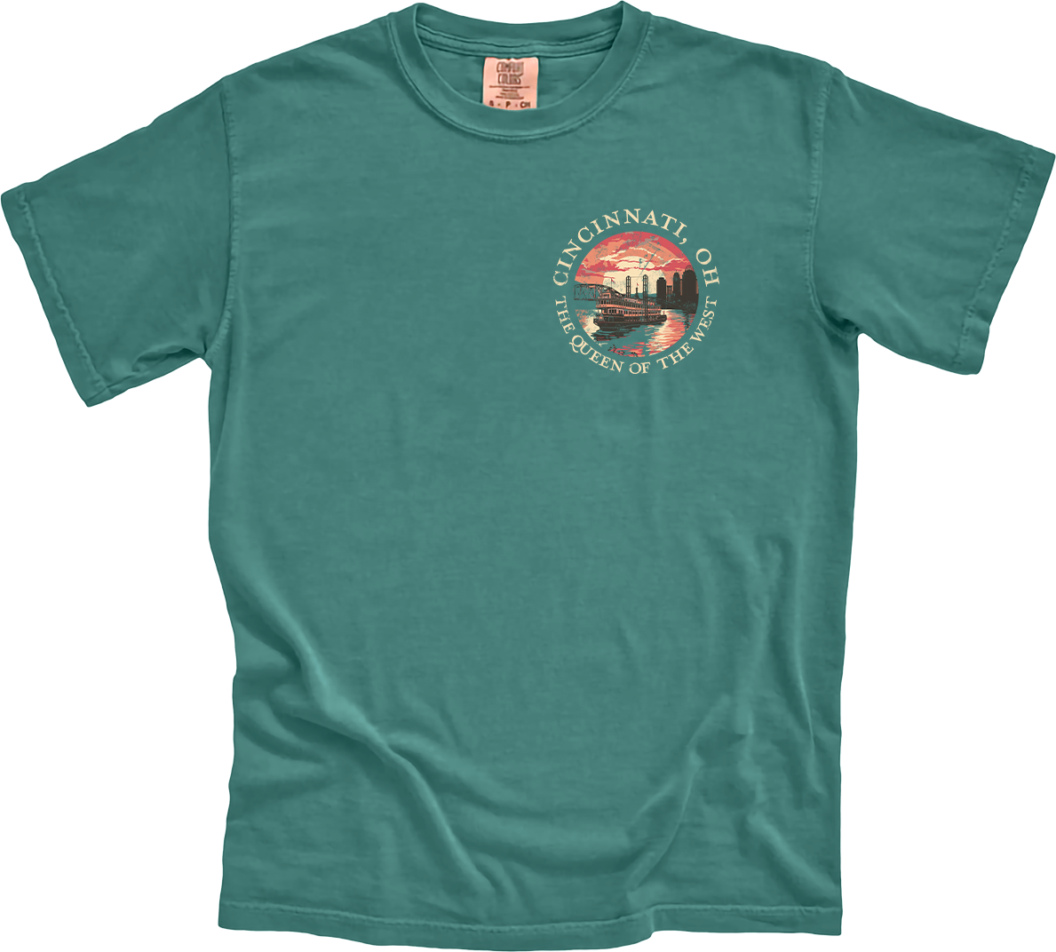 Cincinnati, OH Queen City of the West - Comfort Colors® - Cincy Shirts