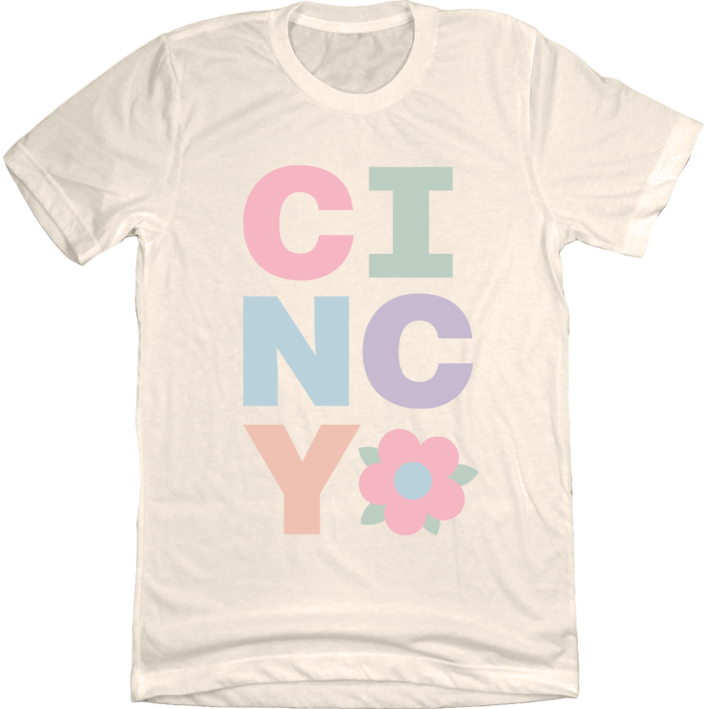 Cincy Spring Flowers Unisex Tee