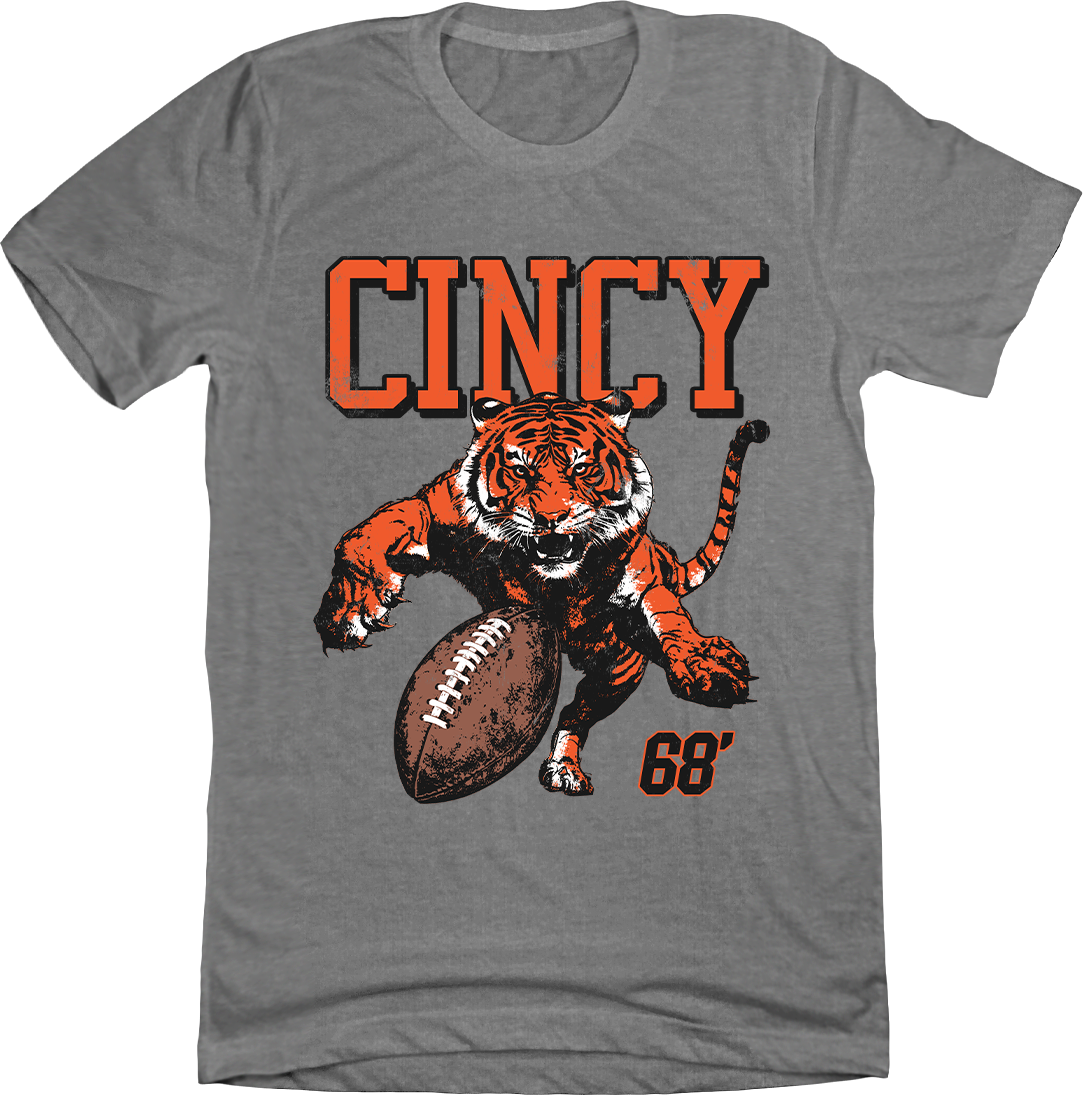 Cincy Football Tiger Attack '68 - Cincy Shirts