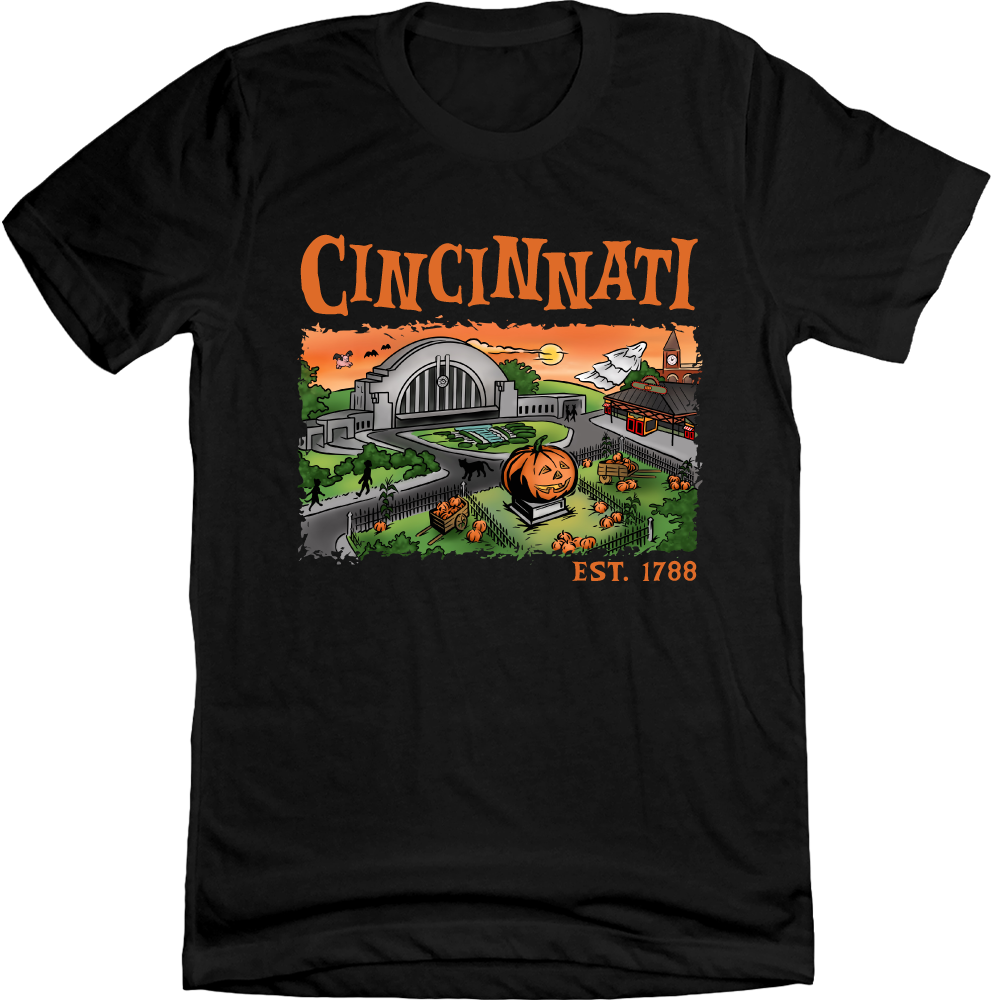 Halloweentown Cincinnati Black Tee