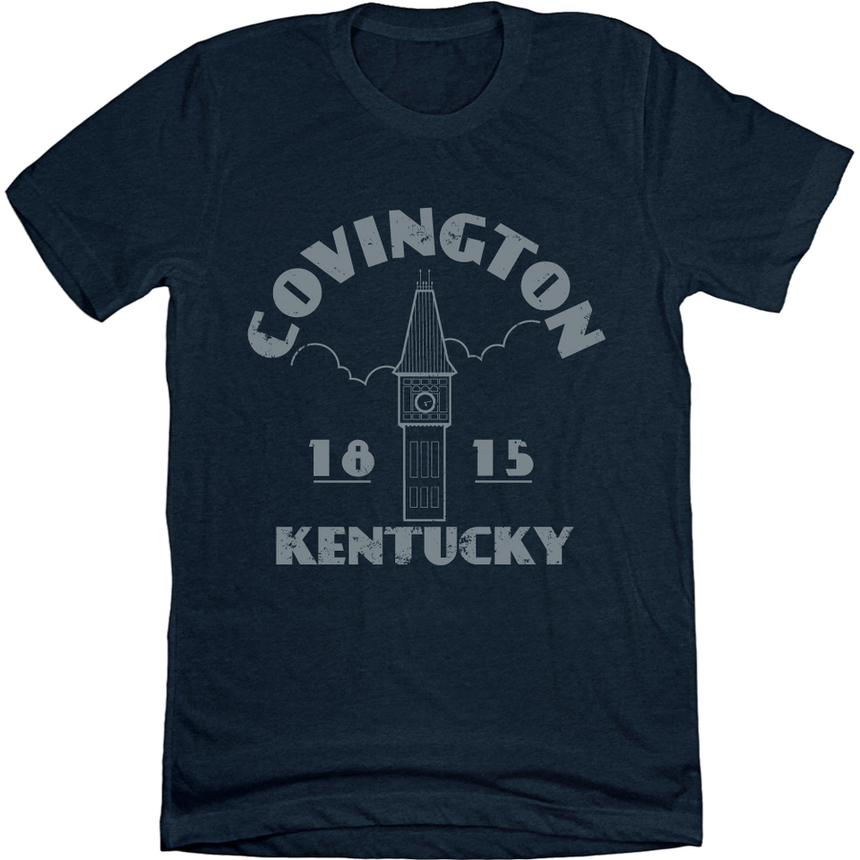 Covington Clock Tower 1815 Cincy Shirts