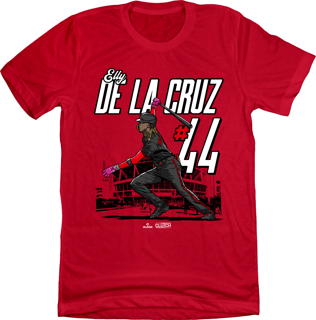 Elly De La Cruz MLBPA Stadium T-shirt red Cincy Shirts