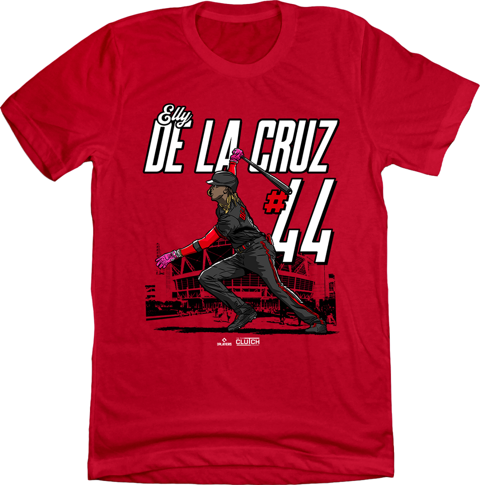 Elly De La Cruz MLBPA Stadium T-shirt red Cincy Shirts