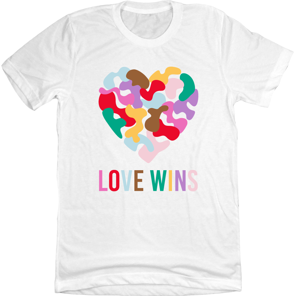FC Cincinnati Pride Love Wins white T-shirt Cincy Shirts