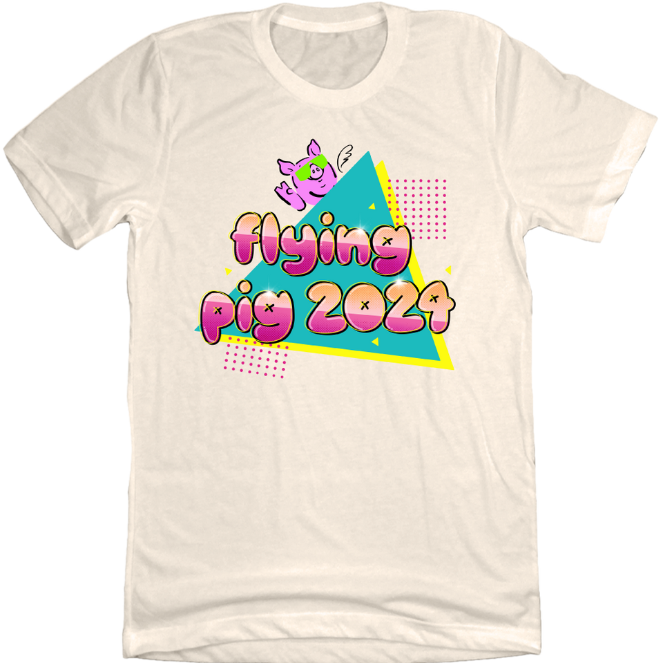 Flying Pig Marathon 2024 Retro Tee