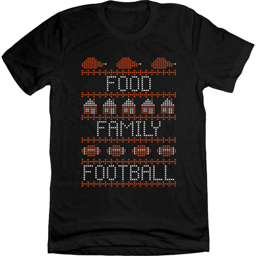 Food Family Football Cross Stitch