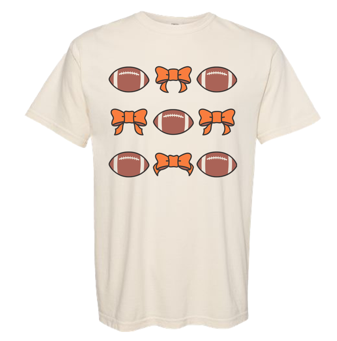 Footballs & Bows - Comfort Colors®