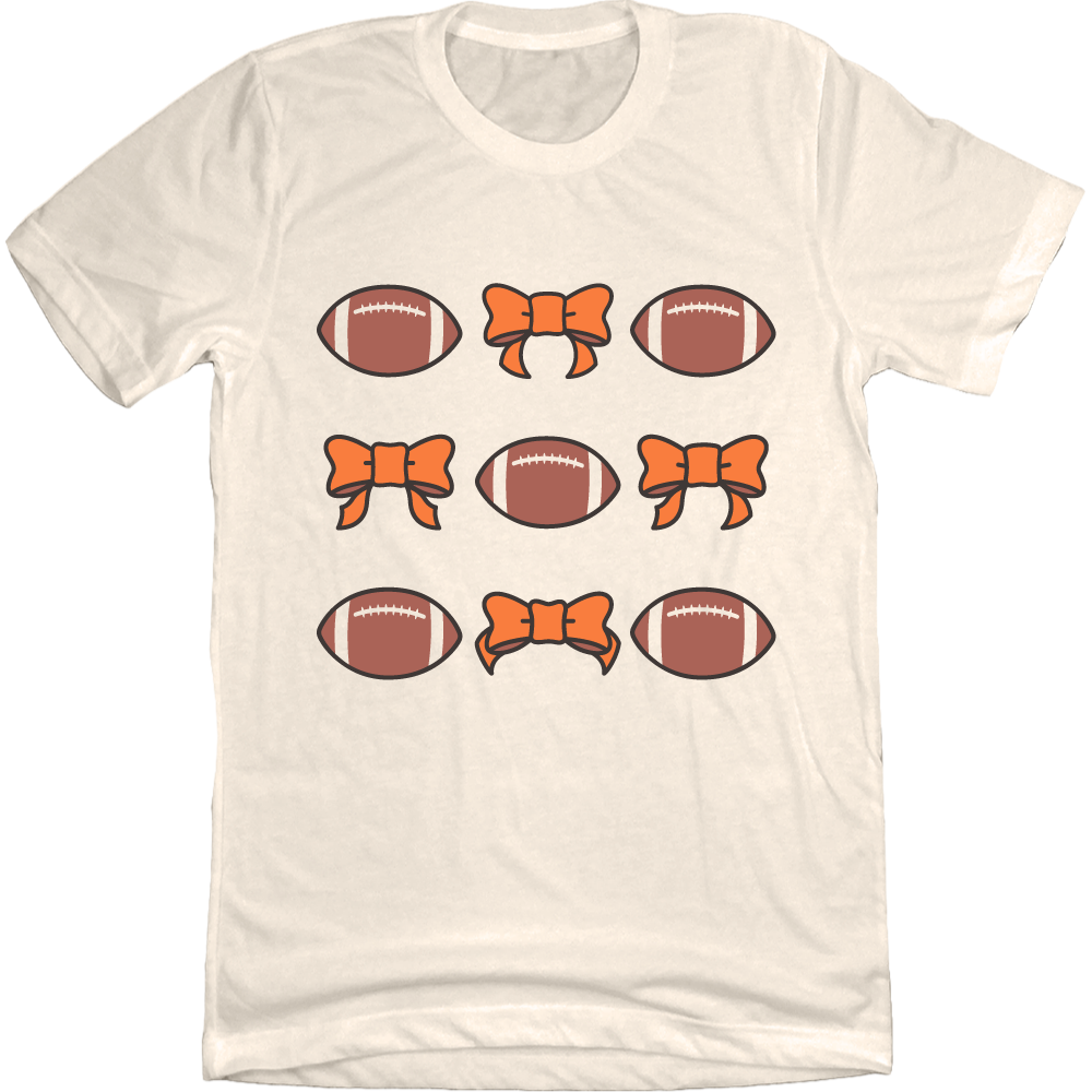 Footballs & Bows Tee