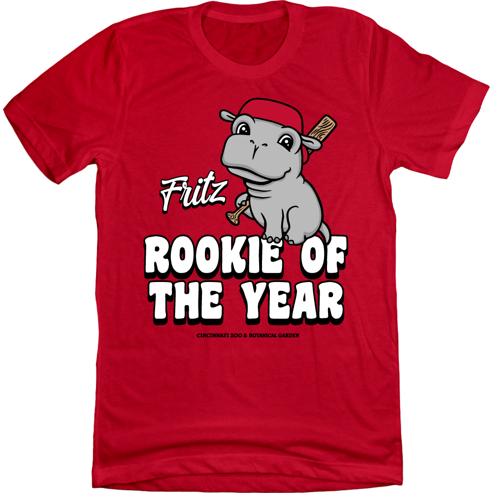 Fritz Rookie of the Year Red T-shirt Cincy Shirts