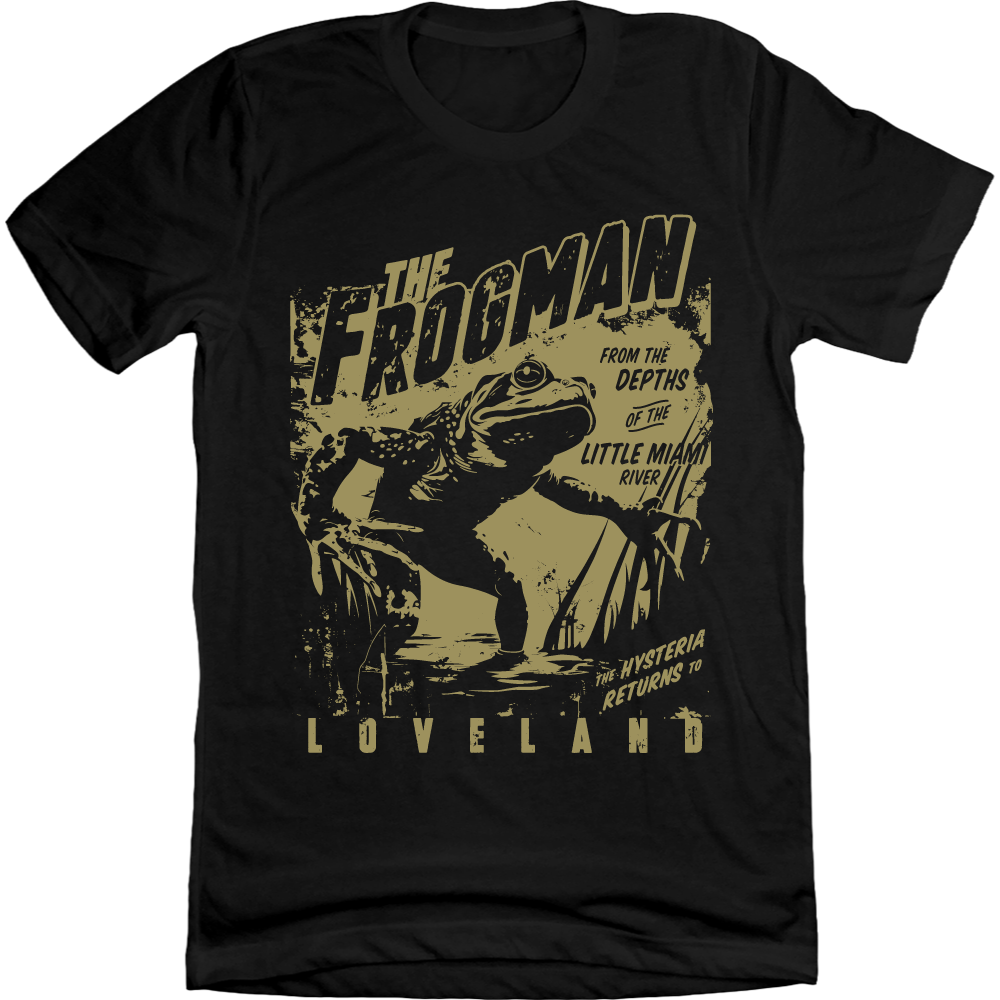 The Frogman Poster Tee | Loveland, Ohio Apparel | Cincy Shirts