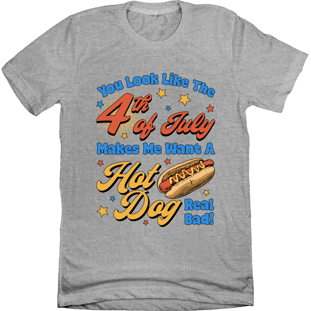 You Like Like The Fourth of July Grey Tee