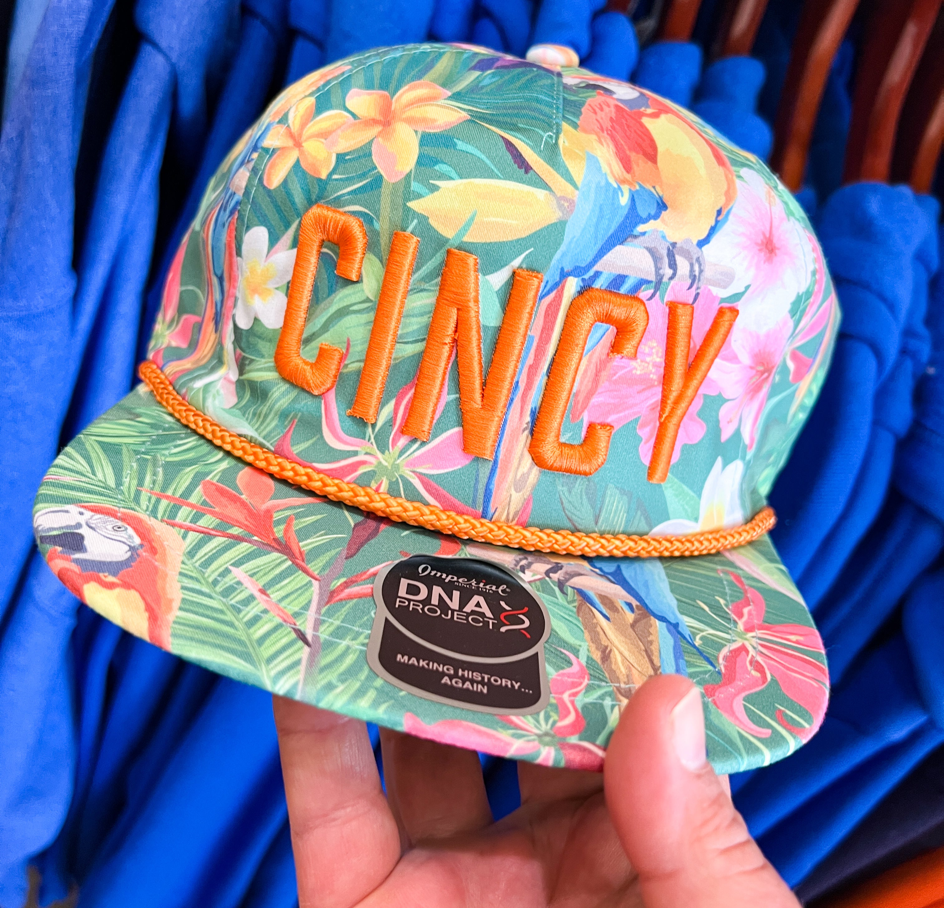 CINCY Floral Rope Hats - Hawaiian Rainforest