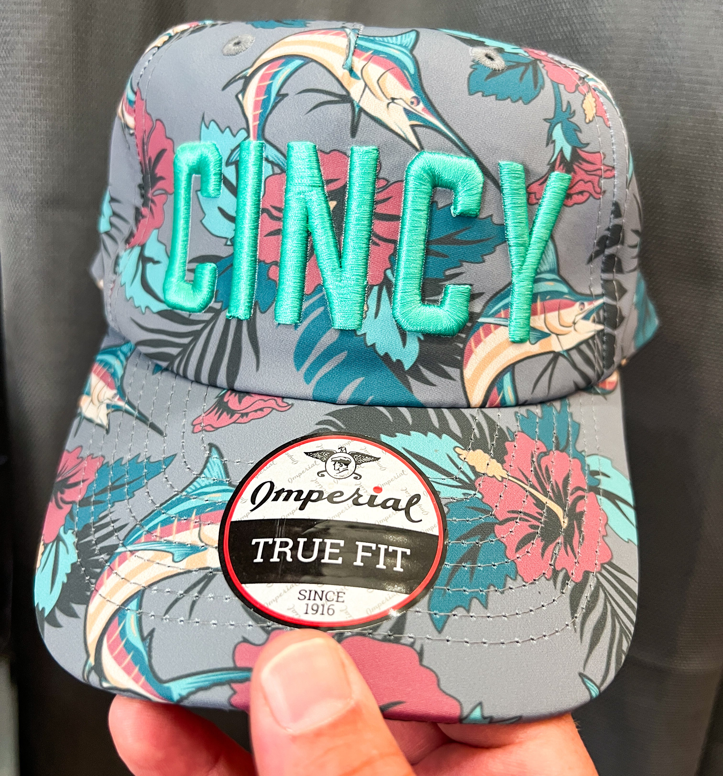 CINCY Marlin Hat- Blue Coast