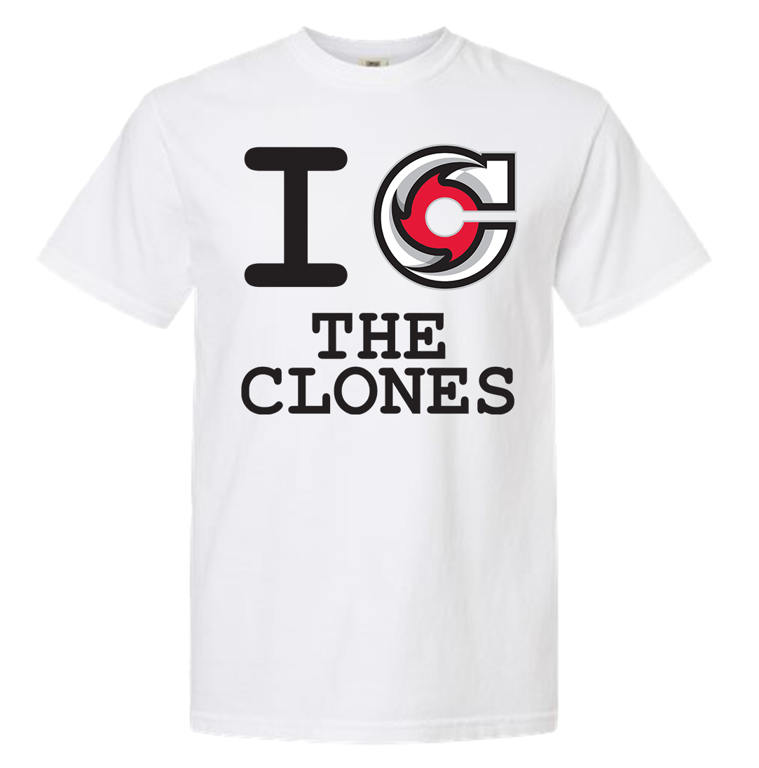 I LOVE THE CLONES CC TEE