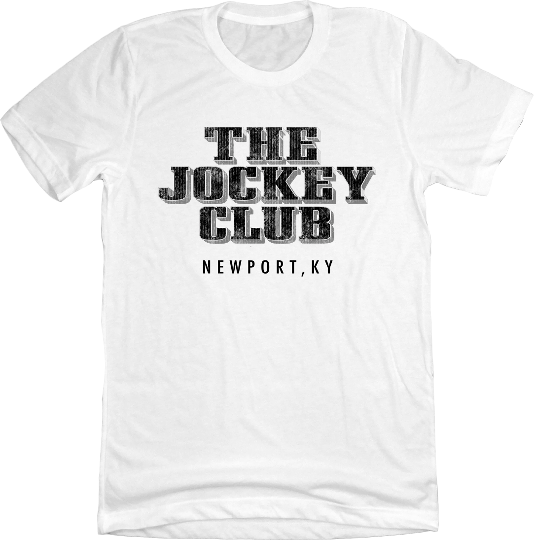The Jockey Club Newport, KY white Cincy Shirts